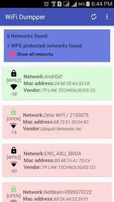 WiFi Dumpper android App screenshot 5